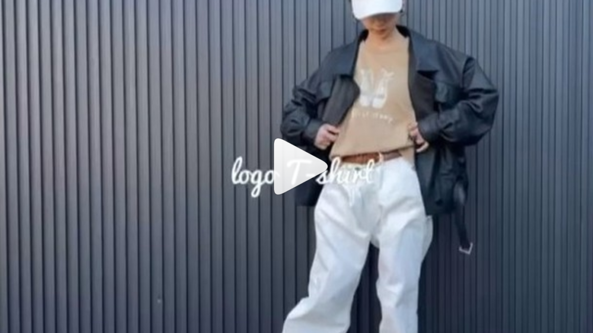 やわらかレザーワイドジャケット変身ムービー