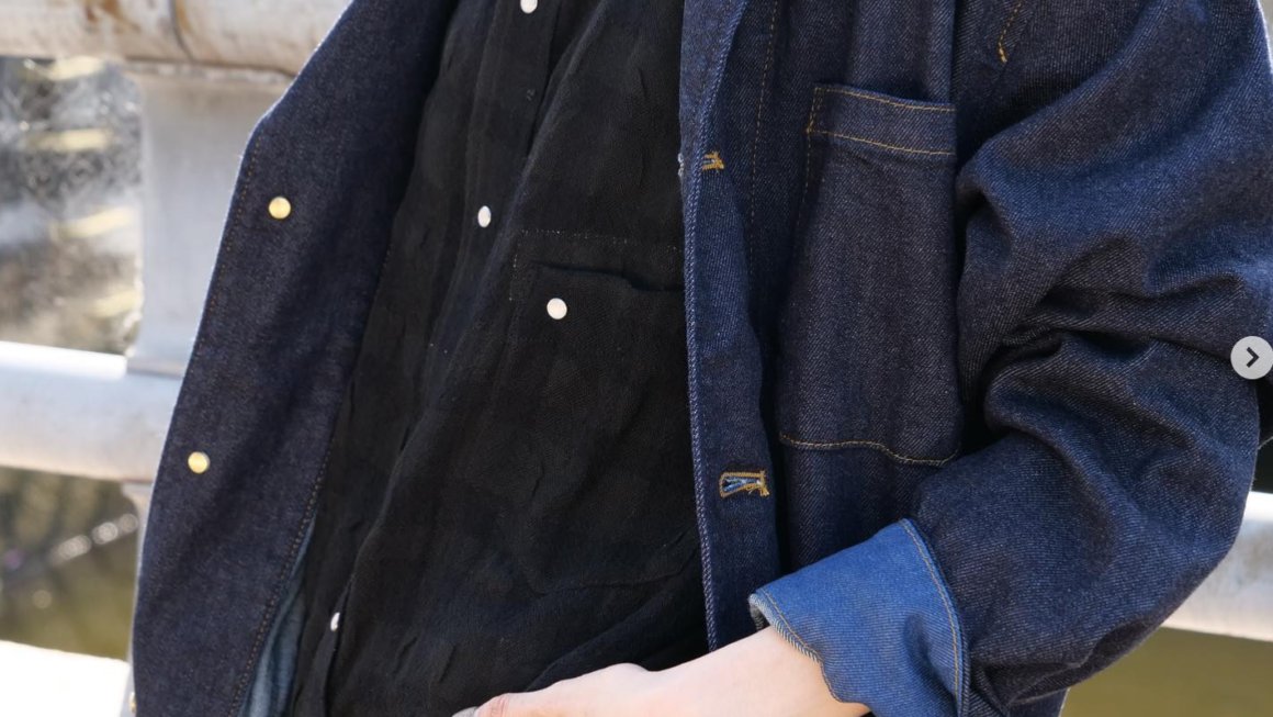 デニムのショップコートのご紹介。